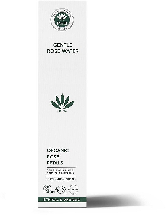 Тоник для сухой и чувствительной кожи лица - PHB Ethical Beauty Gentle Rose Water  — фото N2