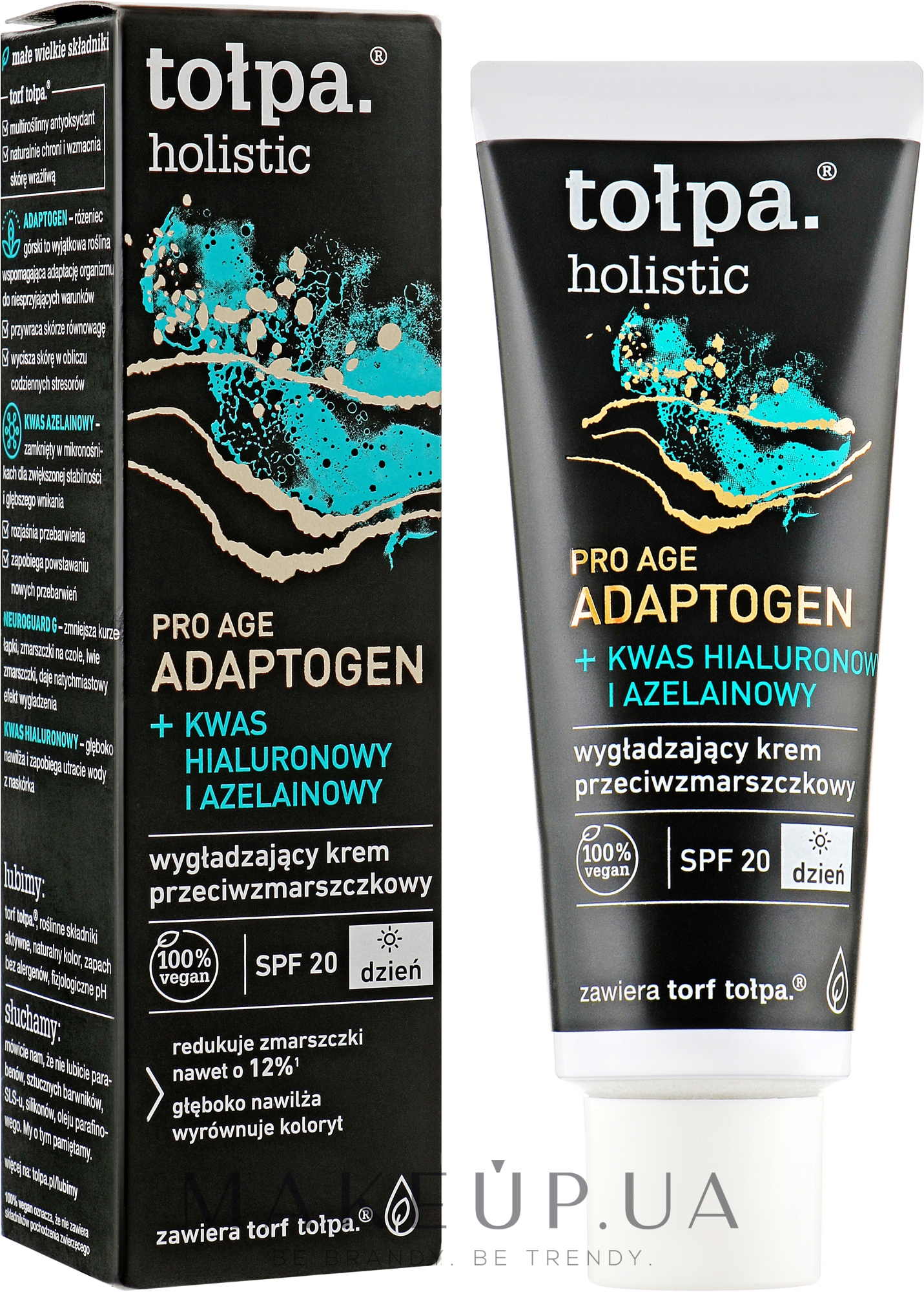 Разглаживающая дневная крем-маска против морщин - Tolpa Holistic Pro Age Adaptogen Cream-Mask — фото 40ml