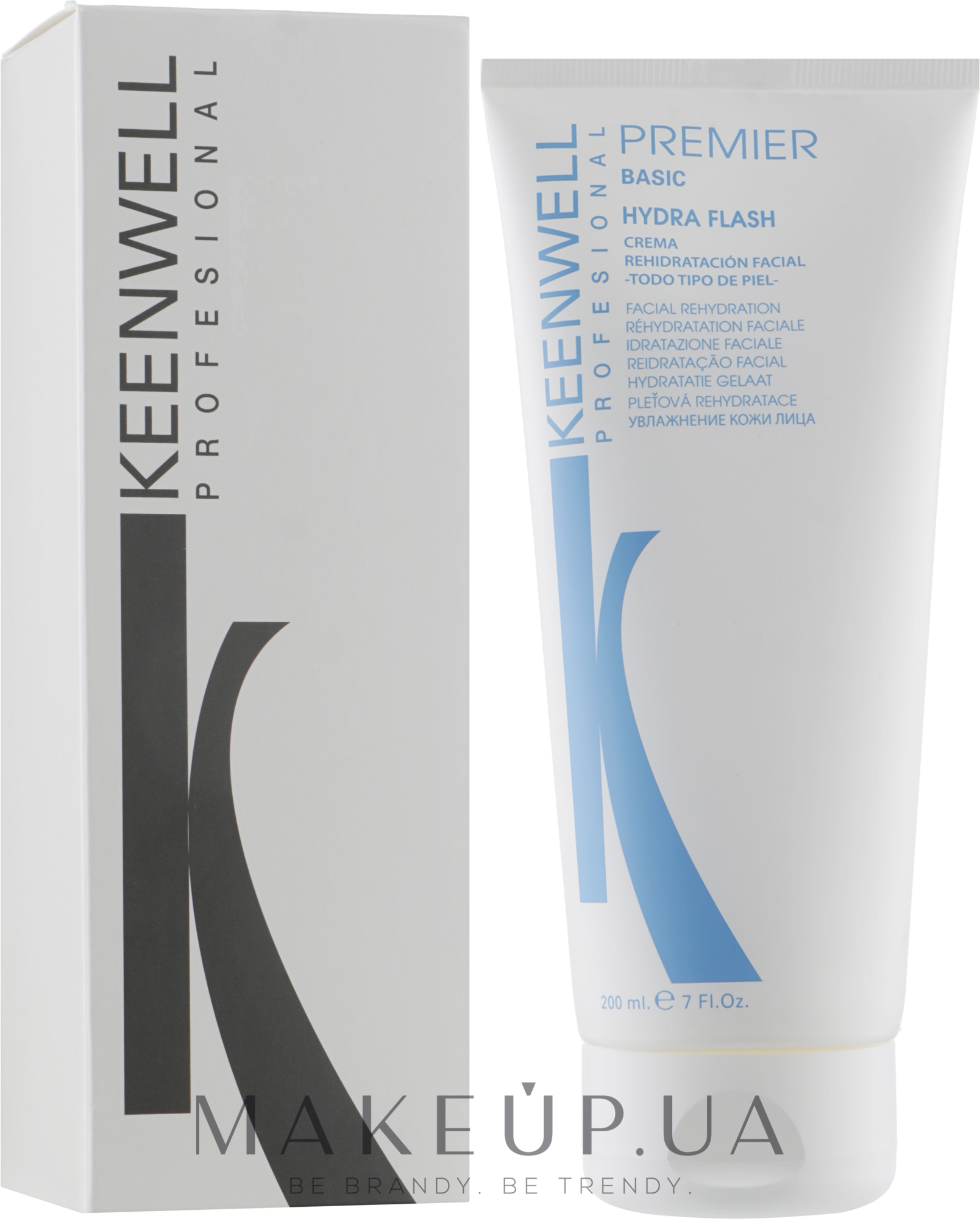 Зволожувальний крем - Keenwell Premier Basic Hydra-Flash Rehydrating Facial Massage Cream — фото 200ml