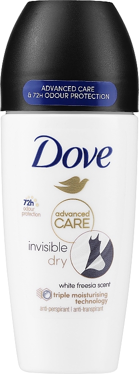 Кульковий антиперспірант  - Dove Advanced Care Invisible Dry — фото N2