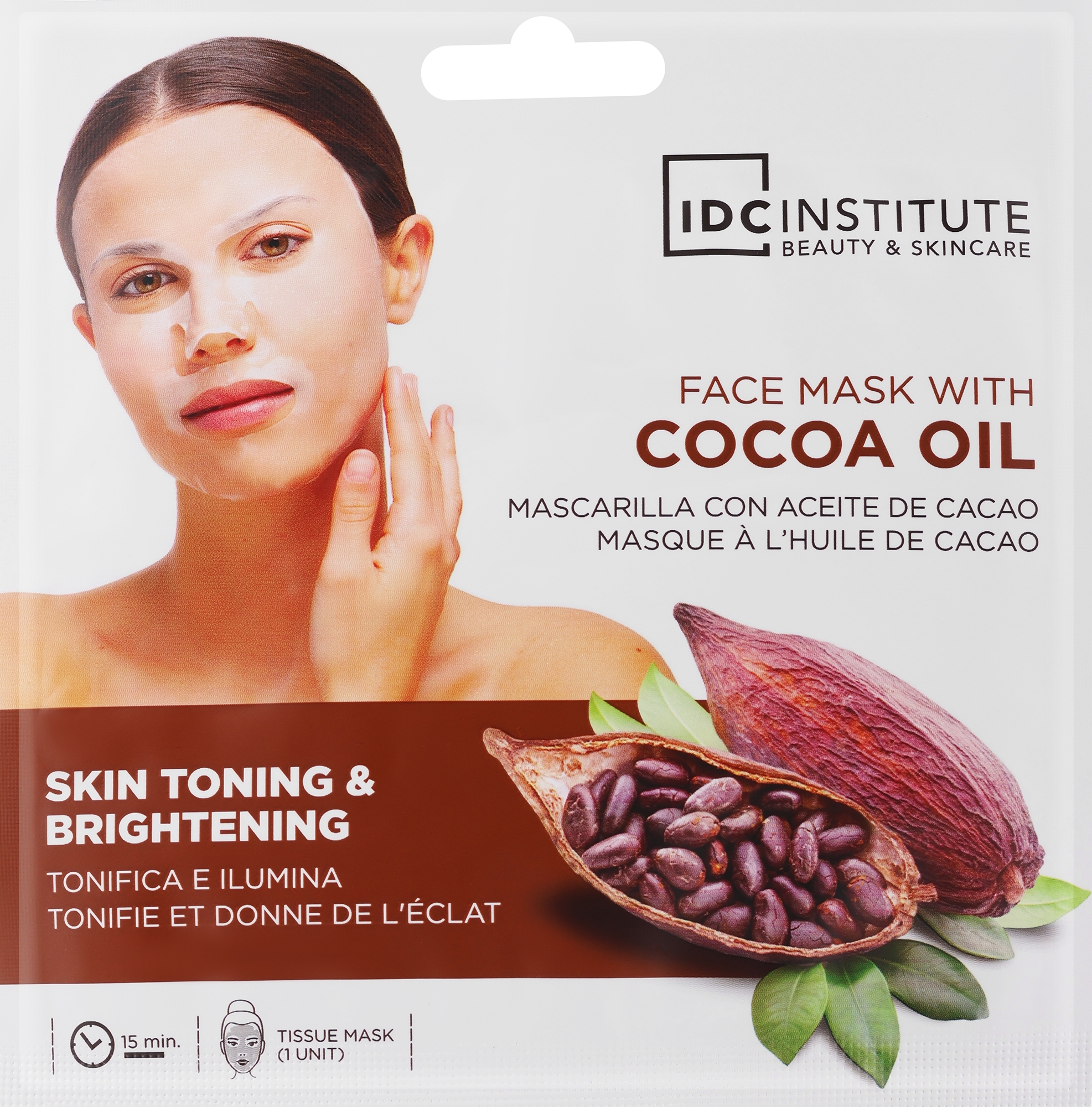 Маска для обличчя з какао - IDC Institute Face Mask — фото 22g