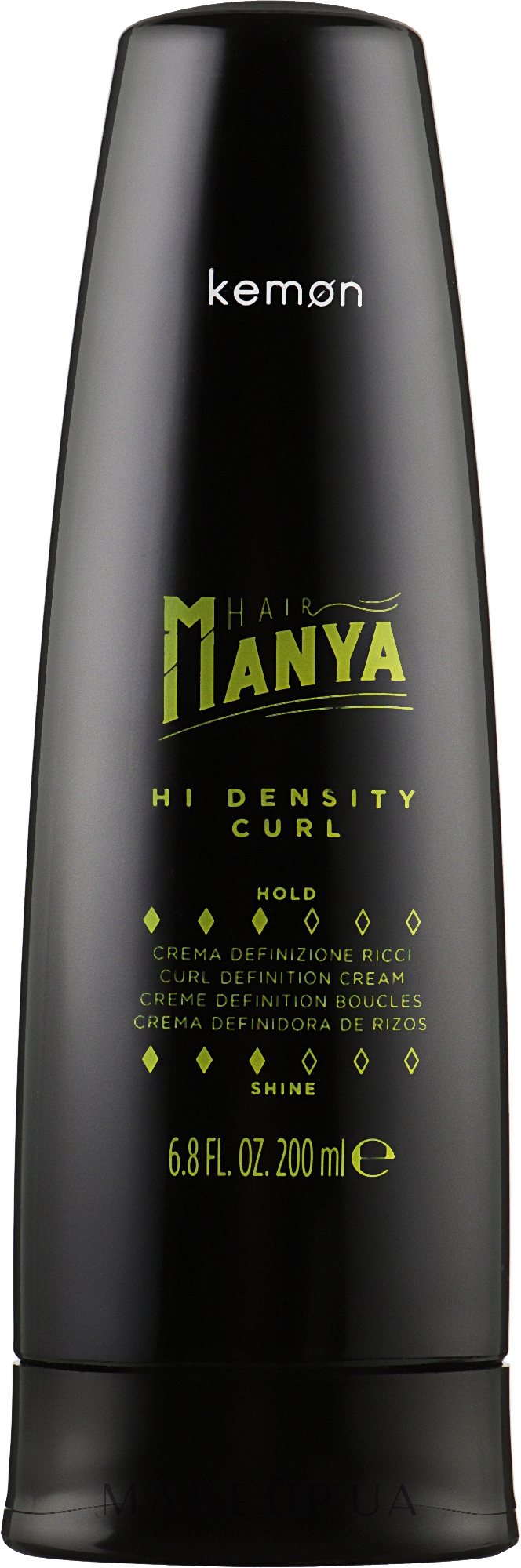 Крем для придания формы кучерявым волосам - Kemon Hair Manya Hi Density Curl Definition Curl — фото 200ml