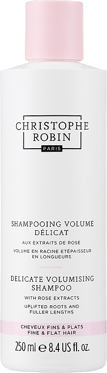 Шампунь для волосся з екстрактом троянди - Christophe Robin Delicate Volume Shampoo with Rose Extracts — фото N1