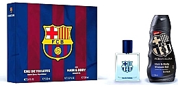 Духи, Парфюмерия, косметика EP Line FC Barcelona Gift Set - Набор (edt/100ml + b/gel/300ml)