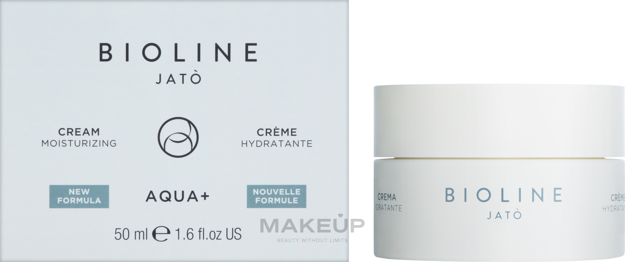 Зволожувальний крем для обличчя - Bioline Jato Aqua+ Cream Moisturizer — фото 50ml