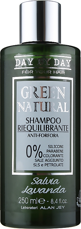 Шампунь ребалансирующий против перхоти - Alan Jey Green Natural Shampoo Riequilibrante — фото N1