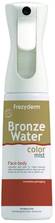 Спрей-автозасмага для обличчя та тіла - Frezyderm Bronze Water Color Mist Face & Body — фото N1