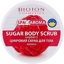 Парфумерія, косметика Цукровий скраб для тіла "Малина" - Bioton Cosmetics Spa & Aroma Sugar Body Scrub Raspberry