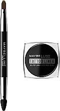 УЦЕНКА Стойкая гелевая подводка для век со щеточкой - Maybelline New York Tattoo Liner * — фото N2