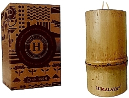 Ароматическая свеча "Зеленый чай" - Himalaya dal 1989 Bamboo Cane Green Tea Candle — фото N1