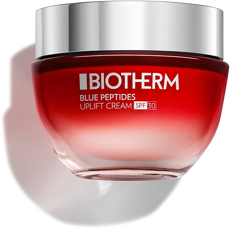 Дневной крем с эффектом лифтинга и сияния, для всех типов кожи лица, SPF30 - Biotherm Blue Peptides Uplift Cream SPF30 — фото N1
