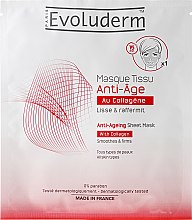 Парфумерія, косметика Антивікова маска для обличчя - Evoluderm Anti-Age Sheet Mask