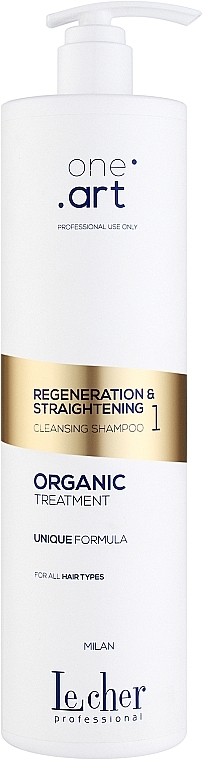 Шампунь очищающий для волос - Le Cher One Art Regeneration & Straightening Cleansing Shampoo  — фото N1