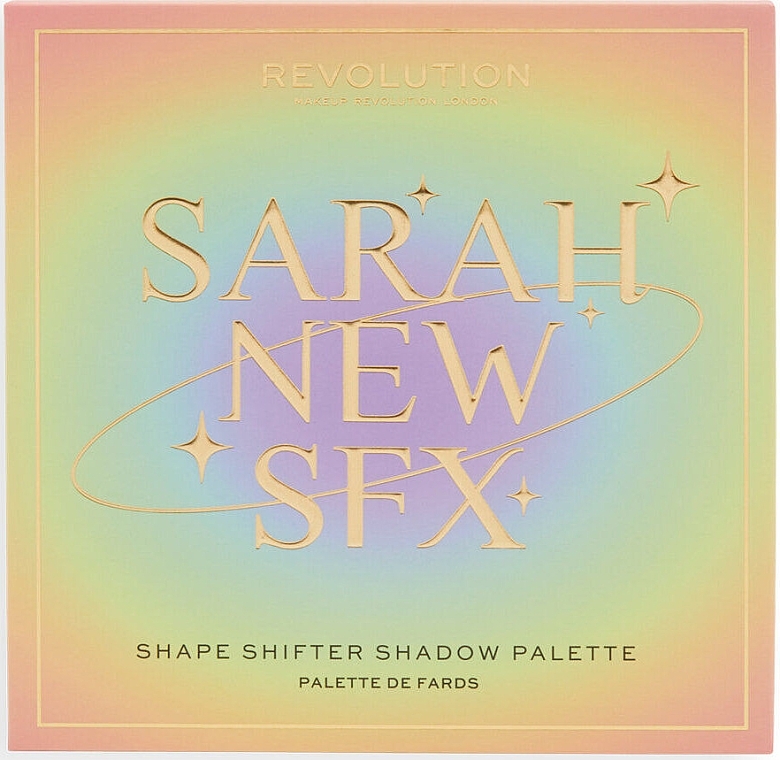 Палетка теней - Makeup Revolution X Sarah New SFX Shape Shifter Eyeshadow Palette — фото N1