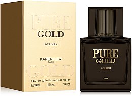 Karen Low Pure Gold - Туалетная вода — фото N2