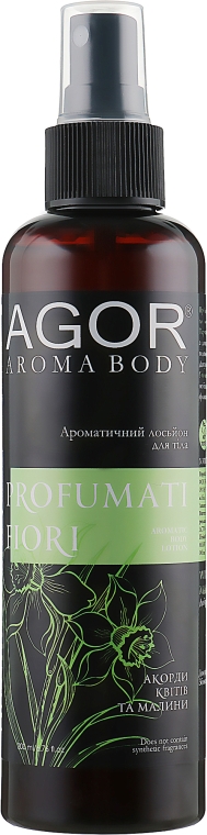 Ароматический лосьон для тела - Agor Aroma Body Profumati Fiori