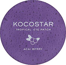 Гидрогелевые патчи с экстрактом ягод Асаи - Kocostar Tropical Eye Patch Acai Berry — фото N4
