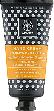 Інтенсивний зволожувальний крем для рук - Apivita Hyaluronic Acid & Honey Intensive Moisturizing Hand Cream — фото N1
