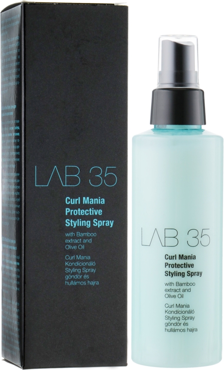 Curl 35. Kallos Cosmetics Lab 35 Curl Spray. Каллос шампунь 300мл Lab 35 Curl Mania для кудрявых волос.