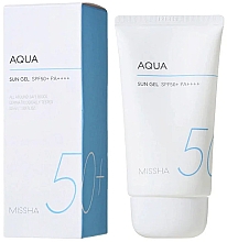 Духи, Парфюмерия, косметика Солнцезащитный гель - Missha All-around Safe Block Aqua Sun Gel SPF50+