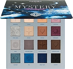 Палетка тіней для повік, 16 відтінків - Parisa Cosmetics Mystery Midnight — фото N3