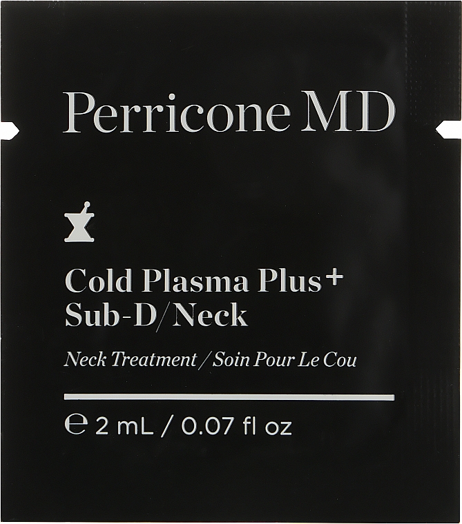 Антивіковий крем-сироватка для обличчя, шиї, підборіддя й зони декольте - Perricone MD Cold Plasma Plus+ Sub-D/Neck (пробник)