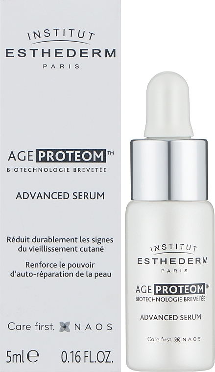 Инновационная сыворотка долголетия - Institut Esthederm Age Proteom Advanced Serum (мини) — фото N2