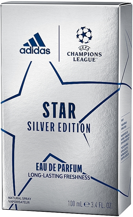 Adidas UEFA Champions League Star Silver Edition - Парфюмированная вода — фото N3