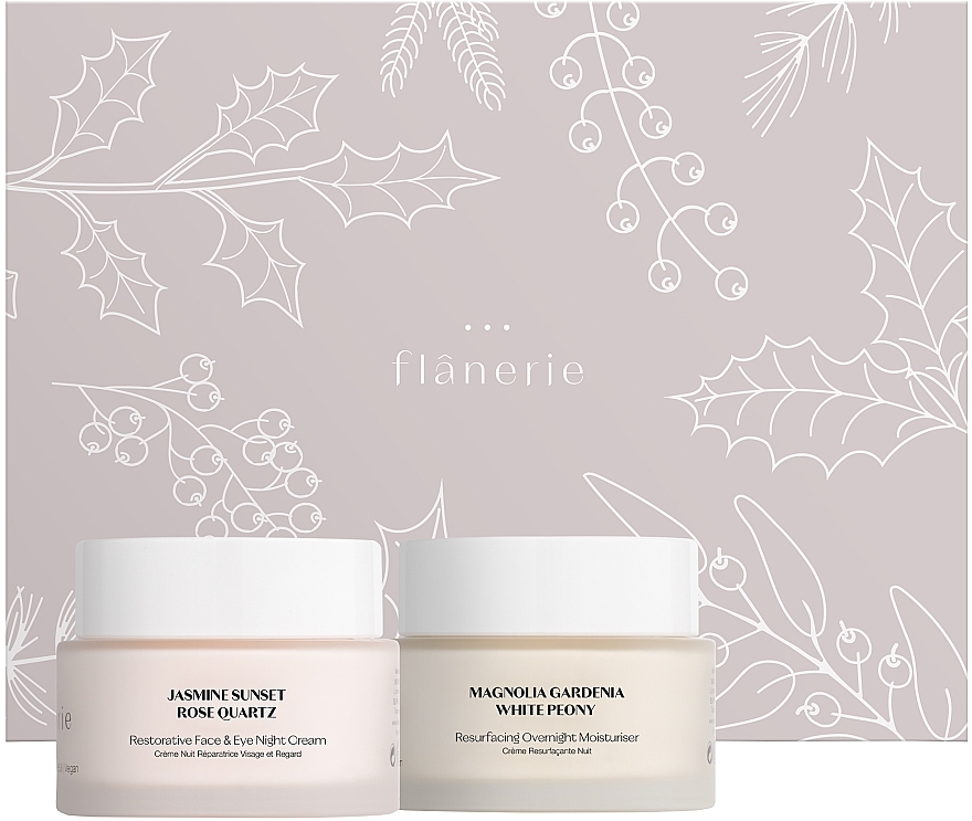 Набор - Flanerie Christmas Set Best Sellers (f/cr/45ml + f/eye/cr/45ml) — фото N1