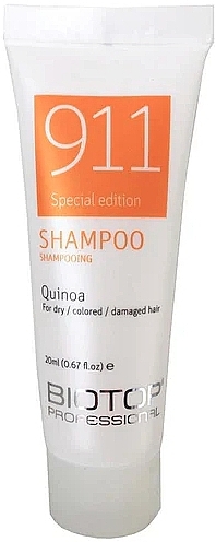  Шампунь для волос с киноа - Biotop 911 Quinoa Shampoo (мини) — фото N1