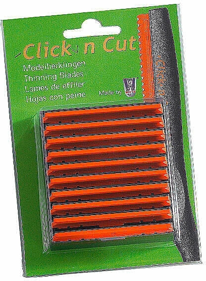 Змінні моделювальні леза для безпечної бритви, 10 шт. - Witte Click'n Cut Thinning Blades — фото N1