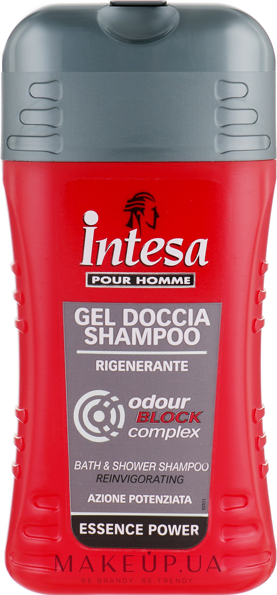 Шампунь-гель для душу блокуючий - Intesa Silver Essence Power Shower Shampoo Gel — фото 250ml