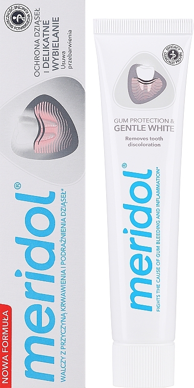 Зубна паста - Meridol Gentle White — фото N1