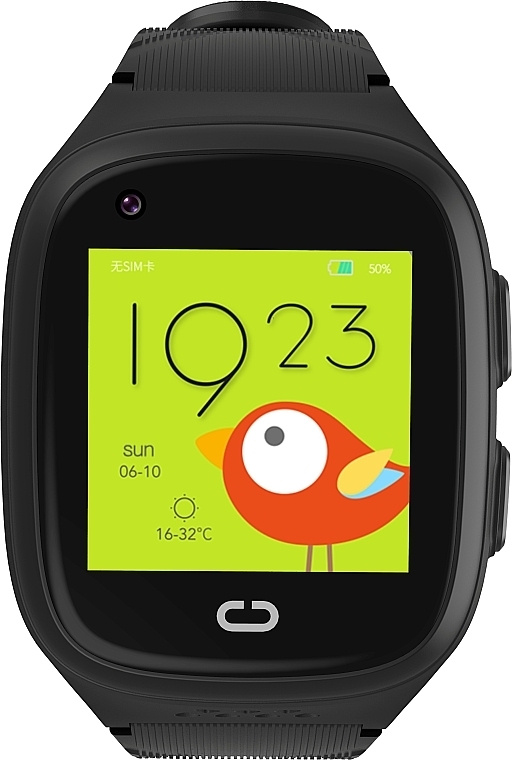 Смарт-часы для детей, черные - Garett Smartwatch Kids Rock 4G RT — фото N2