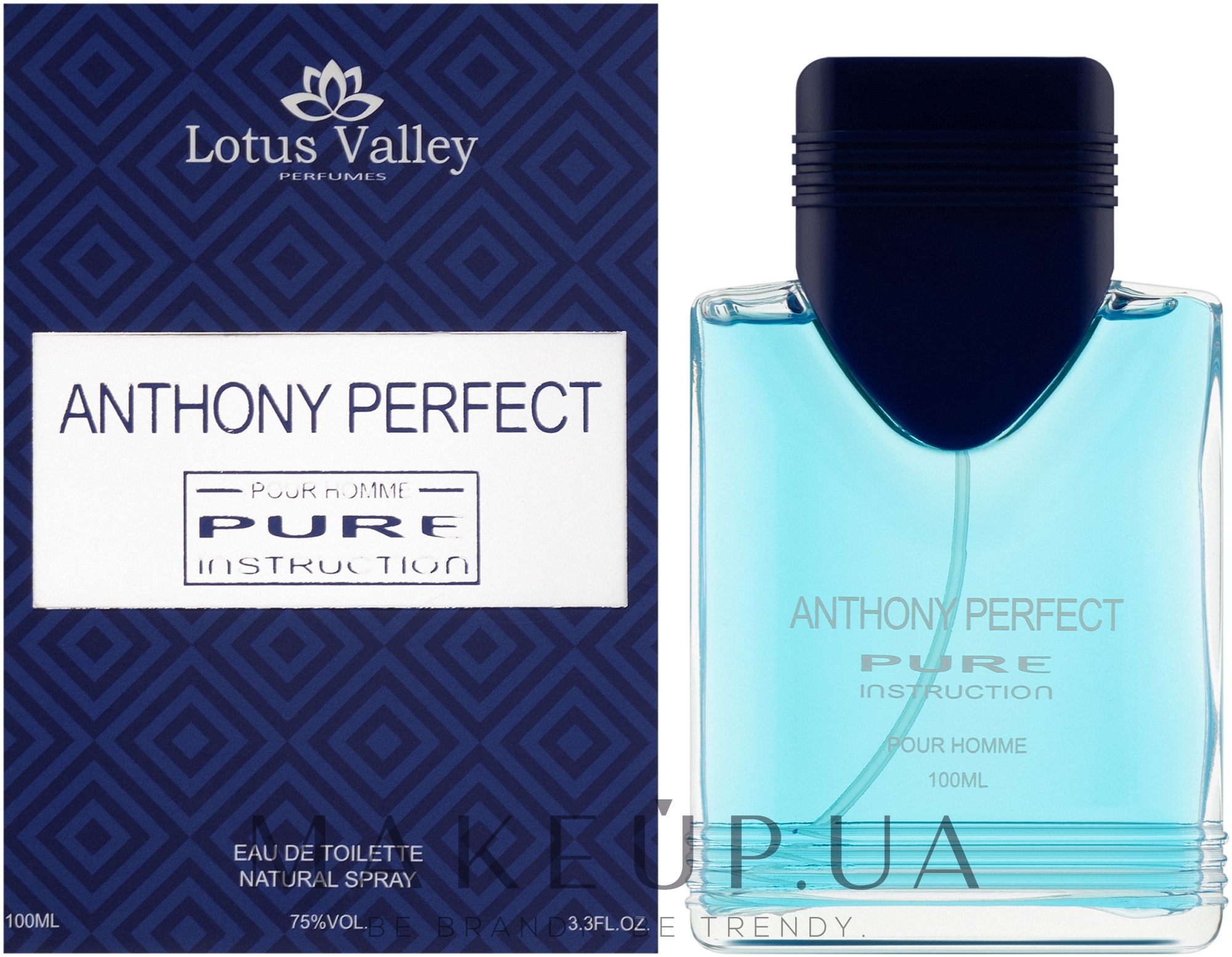 Lotus Valley Anthony Perfect Pure Instruction - Туалетна вода — фото 100ml
