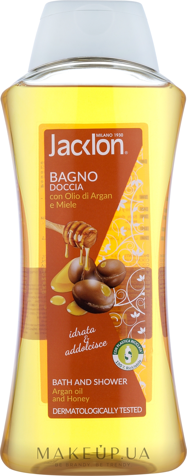 Гель для душу та ванни "Argan Oil & Honey" - Jacklon Bath & Shower — фото 750ml