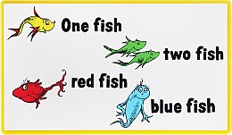 Палетка теней для век - I Heart Revolution Dr. Seuss One Fish Two Fish Red Fish Blue Fish Eyeshadow Palette — фото N3