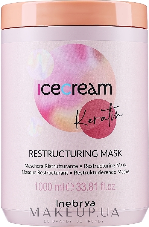 УЦЕНКА Восстанавливающая маска с кератином - Inebrya Ice Cream Keratin Restructuring Mask * — фото N1