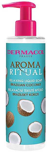 Жидкое мыло "Бразильский кокос" - Dermacol Aroma Ritual Brazilian Coconut Relaxing Liquid Soap — фото N1