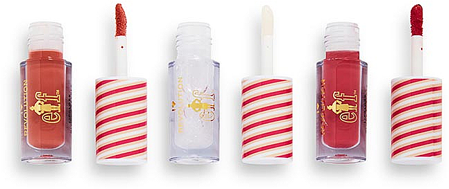 Набір блисків для губ - I Heart Revolution Lip Gloss Set Candy Cane Forest  (lip/gloss3x2ml) — фото N2