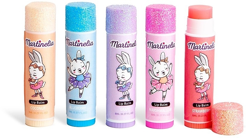 Набор бальзамов для губ, 6 продуктов - Martinelia Magic Ballet Lip Balm Set — фото N2