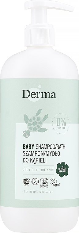 Детский шампунь и мыло - Derma Eco Baby Shampoo Bath — фото N4