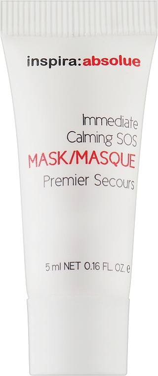 Успокаивающая SOS-маска для лица - Inspira:cosmetics Inspira:absolue Immediate Calming SOS Mask (мини) — фото N1
