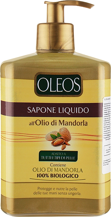 Жидкое мыло с маслом миндаля - Oleos Sapone Liquido Mandorla — фото N1