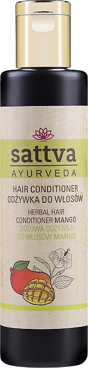 Кондиціонер для волосся - Sattva Ayurveda Herbal Hair Conditioner Mango — фото N1