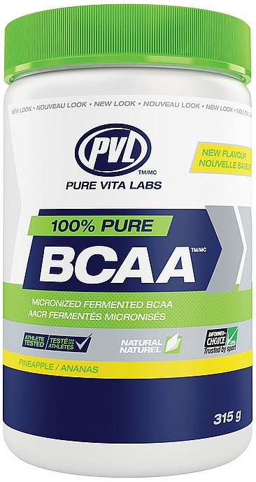 Аминокислоты - Pure Vita Labs 100% Pure BCAA Pineapple — фото N1