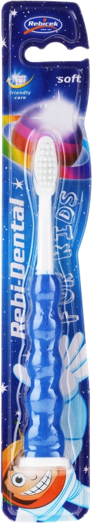 Дитяча зубна щітка M14, синя - Mattes Rebi-Dental — фото N1