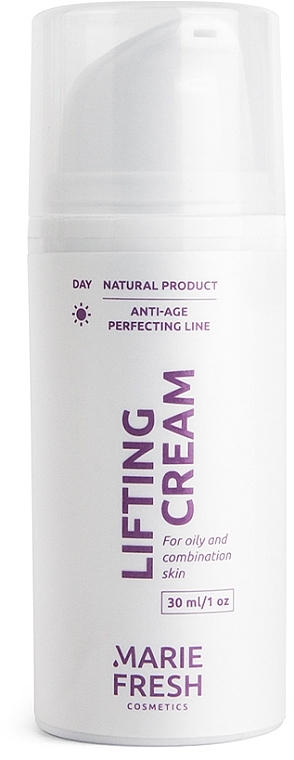 Денний крем-ліфтинг для жирної та комбінованої шкіри - Marie Fresh Cosmetics Anti-age Perfecting Line Lifting Day Cream — фото N2