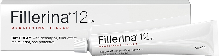 Дневной крем, уровень 3 - Fillerina 12 HA Densifying Filler Day Cream Grade 3 — фото N1