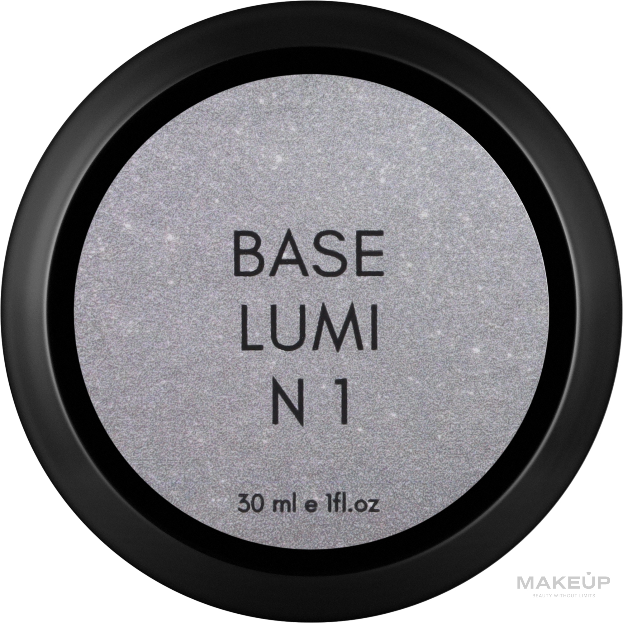 Светоотражающая база для гель-лака, 30 мл - One Pro Line Base Lumi — фото 01